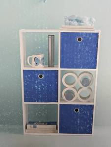 lot 8 image: 11 6 Cube Organizer Shelf - Room Essentials - White