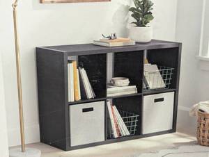 lot 33 image: 6 Cube Organizer - Brightroom - Black Oak