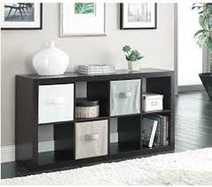 lot 57 image: 8 Cube Organizer - Brightroom - Espresso