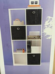 lot 48 image: 11 8 Cube Organizer Shelf - Room Essentials - White