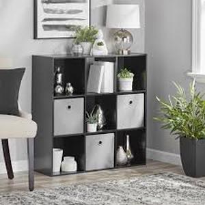 lot 54 image: 9 Cube Organizer - Brightroom - Espresso