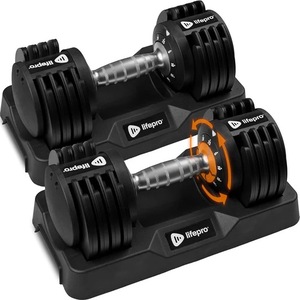 lot 15 image: Lifepro Adjustable Dumbbells