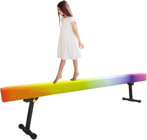 lot 38 image: Pregymnastic 8ft Beam Rainbow