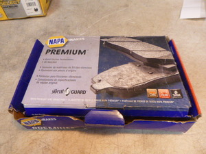 lot 72 image: NAPA Brake Pads