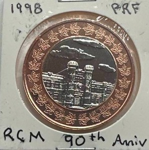lot 16 image: 1998 Proof Royal Canadian Mint (90th anniversary)