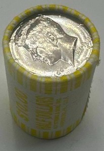 lot 50 image: Unopened $10 Roll of Fed Half Dollars