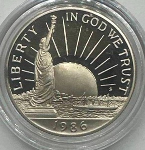 lot 66 image: 1986 Proof Liberty Half Dollar