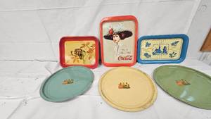 Vintage Tray Lot, Coca Cola