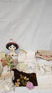 Vintage Doilies, Runners, Collars, Lace