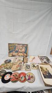 Vintage PaperRecord Lot, Barnum & Bailey, Paper Dolls