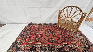Oriental Style Rug and Decorative Divider