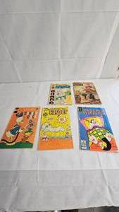 Comic Books. Donald Duck, Sarge, Casper, Huck Finn, Tweety and Sylvester