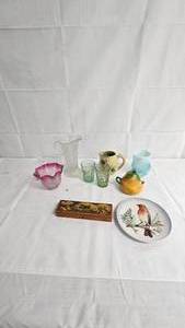 Goebel Robin Plate(1st edition),Vintage Glassware, Pencil Box