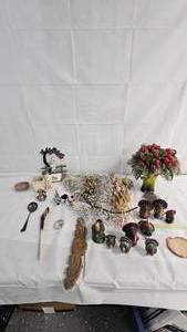 Antelope Foot Letter Opener, Turkey FiguresCandles, Holiday Decor
