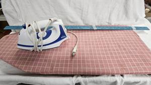 Tabletop Ironing Board and Iron