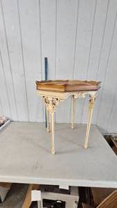 Glass Top Entry Table
