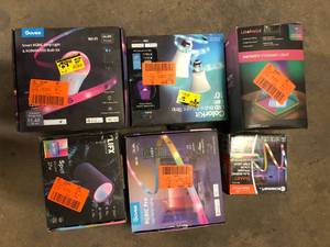 Lot of Assorted lighting Items Various Models and Conditions Customer Returns See Pictures