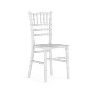 Flash Furniture Hercules White Resin Party and Event Chiavari Chair for Commercial and Residential Use Kids Chiavari Chair   Customer Returns See Pictures