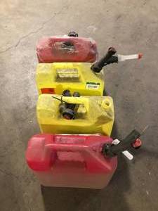 Lot of Assorted Portable  Gas Tanks Customer Returns See Pictures
