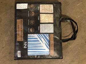 MSI Machine Washable Area Rug  Customer Returns See Pictures