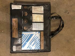MSI Machine Washable Area Rug  Customer Returns See Pictures