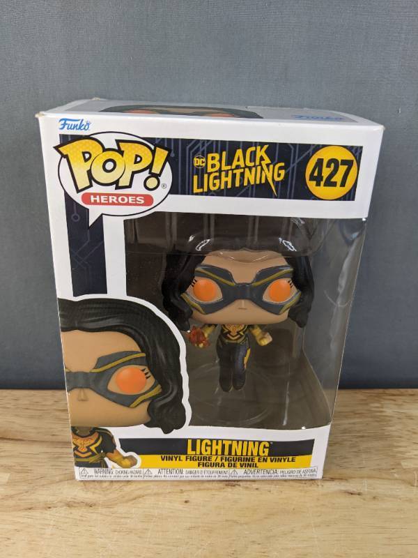 lot 60M image: Brand New Funko Pop DC Black Lightening Lightening #427 Figure V