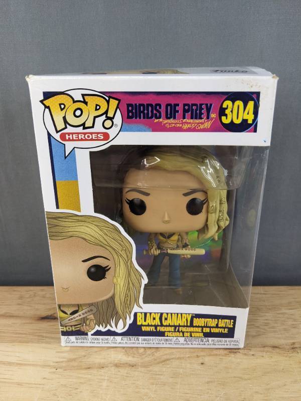 lot 70M image: Brand New Funko Pop Birds Of Prey Black Canary Booby Trap Battle #304 Figure V