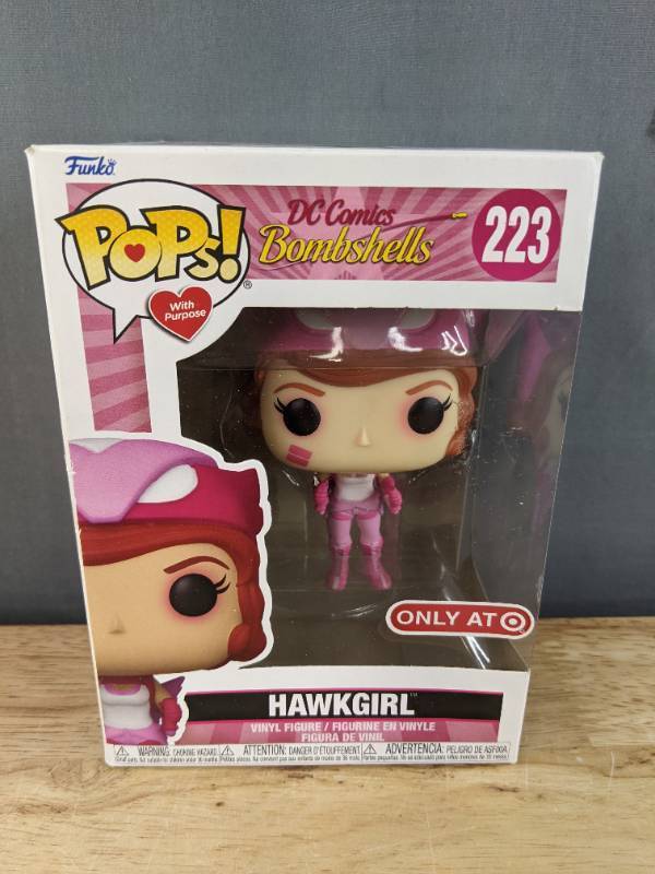 lot 75M image: Brand New Funko Pop DC Comics Bombshells Hawkgirl #223 Figure V