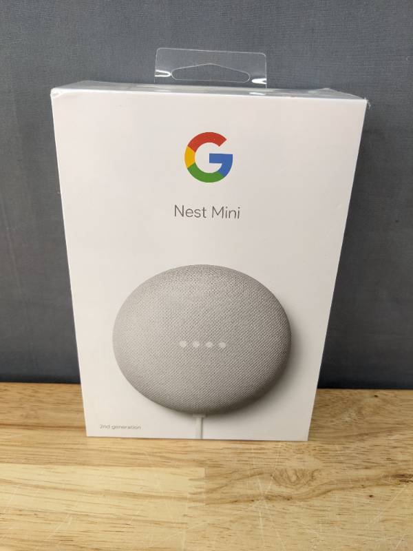lot 31C image: Brand New Google Nest Mini $48.95 Retail N
