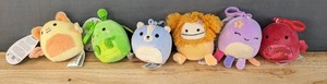 lot 37A image: 6 Brand New Squishmallows - Meghan, Barella, Shasta, Beula, Sol and Trenton $50 Retail W