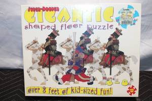 lot 2 image: Gigantic Shaped Floor Puzzle for Ages 4-8