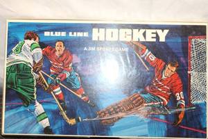lot 79 image: Vintage Blue Line Hockey Board Game by 3M Sports
