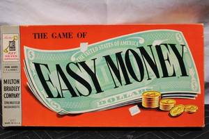 lot 82 image: Easy Money Board Game by Milton Bradley