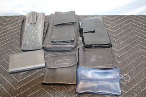 lot 98 image: Collection of Vintage Leather Wallets and Cases