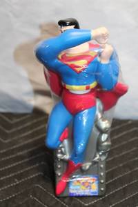 lot 110 image: Superman Action Figure on Base Display