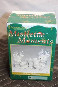 lot 126 image: Mistletoe Moments Holiday Collection Deer Figure