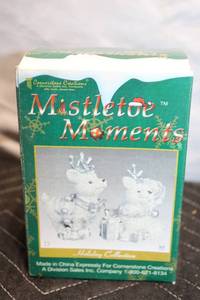 lot 127 image: Mistletoe Moments Holiday Reindeer Figurine