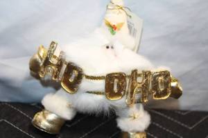 lot 139 image: Santa Ornament with Ho Ho Ho Design