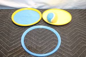 lot 188 image: Catch Ball and Paddle Set with Velcro Fasteners