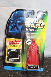 lot A-194 image: Star Wars The Power of the Force - Emperors Royal Guard Figure with Freeze Frame Action Slide
