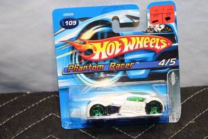 lot 213 image: Hot Wheels Phantom Racer Die-Cast Car in Package