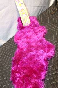 lot 215 image: Bright Pink Faux Fur Multifunctional Scarf