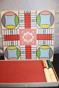 lot 218 image: Vintage Parcheesi Board Game Set