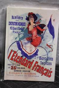 lot 228 image: Vintage French-Themed Journal with Bicycle Artwork