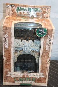 lot 250 image: Mage Knight Castle Gatehouse with Exclusive Figure