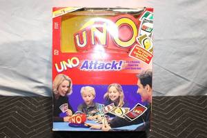 lot 259 image: UNO Attack Card Game with Motorized Card Launcher