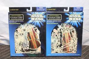lot 262 image: Star Wars Episode I Glow-in-the-Dark Wall Stickers - Set of 2 Packs