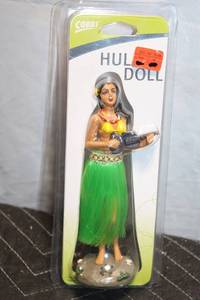 lot 281 image: Hula Dancer Dashboard Doll with Grass Skirt
