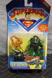 lot A-305 image: Superman The Animated Series Lex Luthor Action Figure with Kryptonite Armor