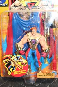 lot A-306 image: Ultraforce Prime Action Figure with Bionic Helmet and Rocket Launcher